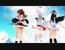 【東方MMD】タイムリミット＆恋のミュージックアワー【天狗三人娘＆レイアリ】【ぱんつ注意】【MMD】