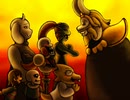 【手描きUndertale】Asgoreで庭師KING