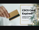 CSCS Card Expired