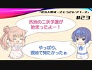 【CeVIO解説】勝手に社会人野球について説明してみるさとうさん　第23回　2020年都市対抗一次予選の結果をお知らせ・そのさん