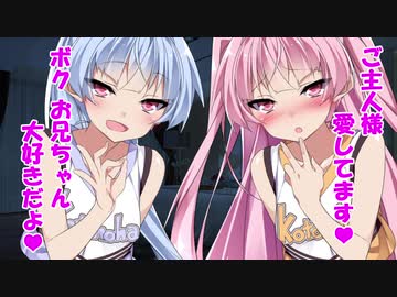 イチャラブ同棲❤琴葉姉妹❤ご主人様ったらぁ、今日もですか❤あはは、ボクたちのこと大好きなんだね、お兄ちゃん❤やん、まだダメですぅ❤もう、お兄ちゃんがっつきすぎだよ❤とデートしたり遊んだりする同棲生活❤
