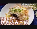 【ぼっち飯】秋鮭とじゃがいもの炊き込みご飯！秋の味覚だよ！