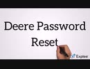 Deere Password Reset ? Dial 1-855-276-3666