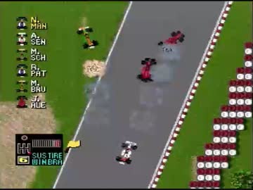 PCエンジン　F1サーカス’92　8年目ハンガリーGP