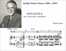 Z.Kodály - Sonatina per violoncello e pianoforte