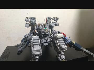 【没コマ撮り】AC風スナキャ4脚ガンプラ