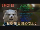 9月21日　お誕生日おめでとうございます。マクタンが　心込めておめでとうっていう動画です。(^▽^)/　＃運勢