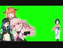 ブーメランを投げるあずきアイス藍丸
