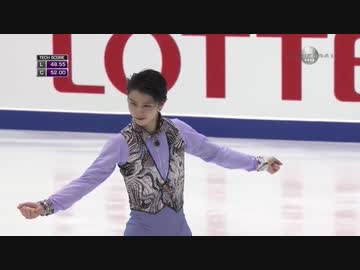 NHK杯 2016　Yuzuru Hanyu レッツゴークレイジー　ライアン・ブラッドレイ、トレイシー・ウィルソン解説　日本語・英語字幕