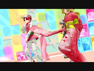 ローリンガールを水玉模様の豆乳狂に踊ってもらった