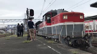 ファッ！？まさかの甲種輸送に遭遇！名鉄9104+9103+9102豊橋で撮影