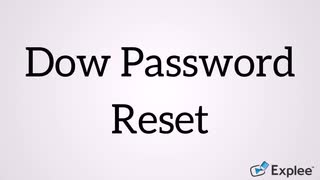 Dow Password Reset ? Dial 1-855-276-3666