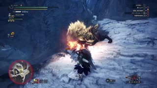 MHWI　激昂したラージャン　ガンランスソロ　5分針討伐(6’14”98)　放射型Lv6＠ガンサーの姫