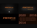 【Factorio】トレイラー比較（2014・2016・2020）