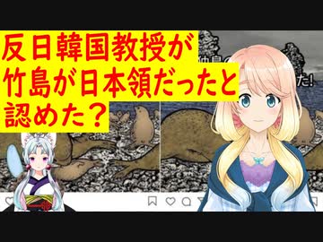 韓国の教授が墓穴を掘り、竹島が日本領だった事を認める発言を・・・。【世界の〇〇にゅーす】