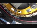 CBR400RR-NC29-のチェーン清掃動画2/2