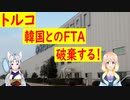 トルコ→対韓貿易収支赤字が酷いから、韓国との自由貿易協定を破棄しようかな・・・。【世界の〇〇にゅーす】