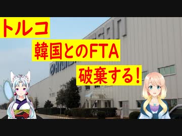 トルコ→対韓貿易収支赤字が酷いから、韓国との自由貿易協定を破棄しようかな・・・。【世界の〇〇にゅーす】