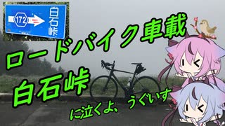 【ロードバイク車載】白石峠に泣くよ、うぐいす【鳴花ヒメ・ミコト】