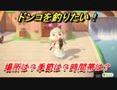 あつまれどうぶつの森　ドンコを釣る方法！場所は？季節は？時間帯は？　魚図鑑コンプへの道！釣り攻略。　【あつ森】