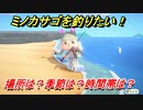 あつまれどうぶつの森　ミノカサゴを釣る方法！場所は？季節は？時間帯は？　魚図鑑コンプへの道！釣り攻略。　【あつ森】