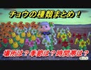 あつまれどうぶつの森　チョウの種類まとめ！場所は？季節は？時間帯は？　虫図鑑コンプへの道！虫捕り攻略。　【あつ森】