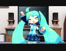 【MMD】ローポリ初音ミクで「こっちむいてBaby」