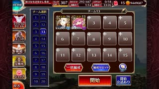 千年戦争アイギス　英傑の塔　第17階層　150880　運要素あり