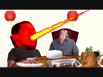 火鍋を食べる空手部