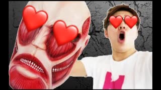 【無修正】進撃の巨TN！超大型巨TN登場TーN再現してみた！