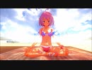 ビーチでヨガ（ヨガ・マスターVer)