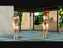 【東方MMD】美鈴と咲夜で一心不乱【めーさく】