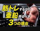 【筋トレ効率アップ】亜鉛と筋トレの相性が良い3つの理由【ビーレジェンド プロテイン】
