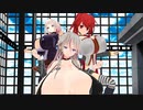 【MMD】夢盛りカルイアとオネでjewel【爆乳】