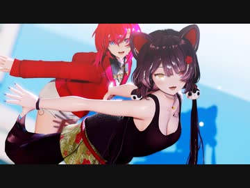 【にじさんじMMD】タンクトップ戌亥とリゼ、アンジュで「Marine Dreamin'」【バーチャルYouTuber】【1080p】
