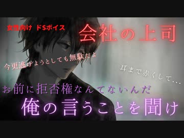 【ドSボイス】部下と二人きりになった瞬間に言葉責めして耳を舐める【女性向け/上司/耳舐め/耳責め/ASMR/立体音響】
