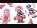 ウナきり二人羽織FallGuys 小学生なら二人入れてお得だね♪