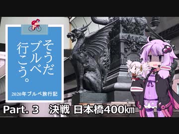 そうだ、ブルベ行こう2020　Part.3 「決戦 日本橋400㎞」  【ゆかついな車載】