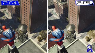 【PS4 Pro vs PS5】Marvel's Spider-Man ゲームプレイ比較