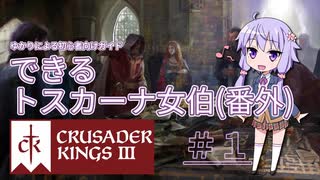 【CK3】ゆかりによる初心者向けガイド「できるトスカーナ女伯」番外編 #1