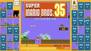 【実況】相手を蹴落として1位を目指す35人でやるマリオ【スーパーマリオブラザーズ35】