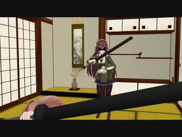 目隠しチャンバラ