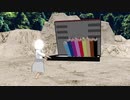 【オリガミキング】イロエンピツ　VS　毒入りスープ娘【MMDモデル配布アリ】