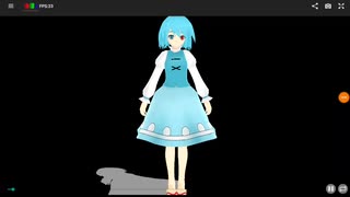 (東方MMD) 小傘でなでなで踊ってみた リメイク版