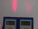 洗髪時、放射線照射で危険値のブザー音