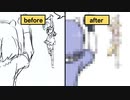 【お絵描き実況】けもフレドッキリ漫画製作記09【4ページの4と5コマ目】