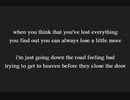 trying to get to heaven - bob dylan