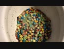 色んなM&M'sをトイレに流してみた２