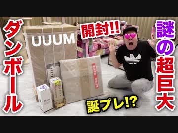 【開封】ana,UUUMから謎の超巨大ダン勃ールが届き大はしゃぎする31歳オナキン