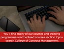 Reed courses | Study a Job Targeted Course